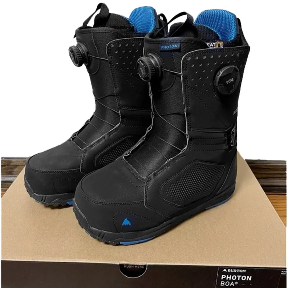 NEW! $440 Burton Photon Wide Boa Snowboard Boots! Size 8 Black